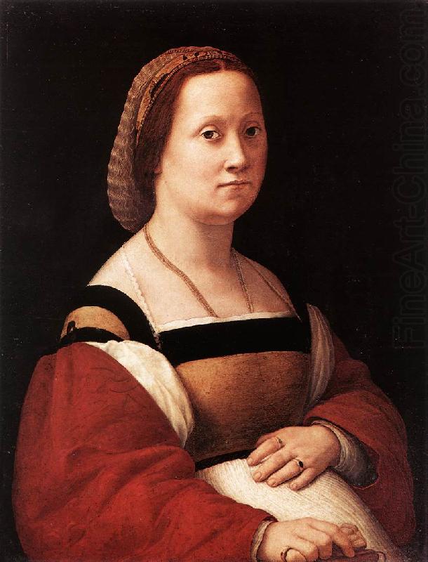 Portrait of a Woman (La Donna Gravida) drty, RAFFAELLO Sanzio